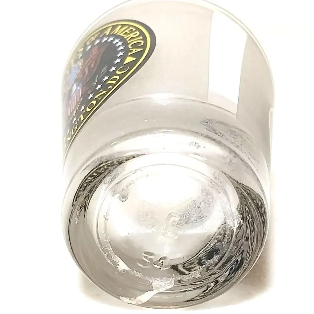 United States Of America Washington DC Shot Glass With Gold Rim #S005